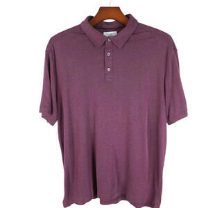 John W. Nordstrom Mens XL Maroon Short Sleeve Polo Shirt
